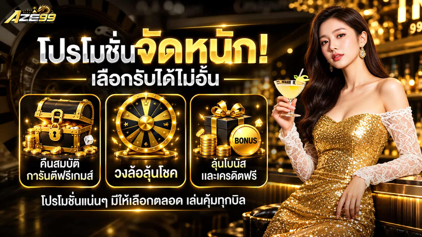 AZE99 เปิดเกมสายทำเงิน สล็อตเว็บตรง ระบบออโต้ ฝากถอนคล่อง 2027